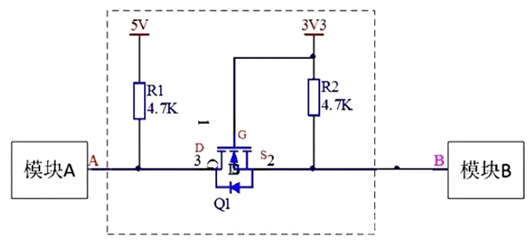 ?mos管電平轉換電路