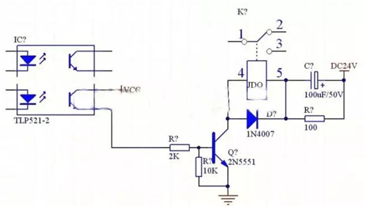 繼電器驅(qū)動電路