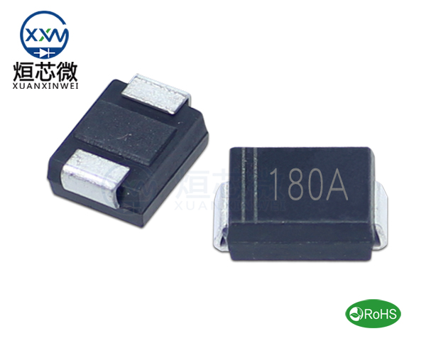 P6SMB180A參數,TVS二極管P6SMB180A瞬態(變)抑制二極管